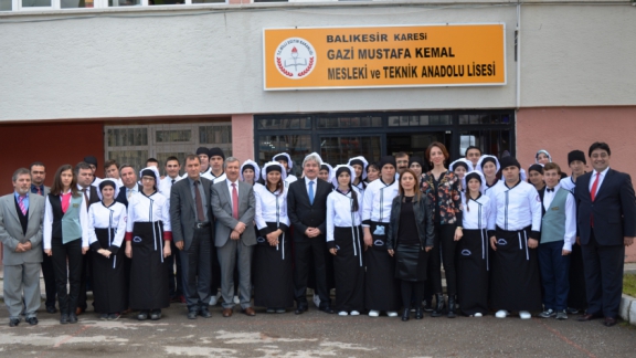 Müdürümüzden Gazi Mustafa Kemal Meslek ve Teknik Anadolu Lisesine Ziyaret