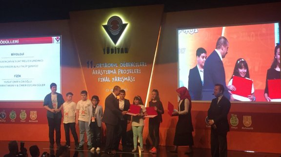 11.TÜBİTAKtan Balıkesire Türkiye İkinciliği Ödülü