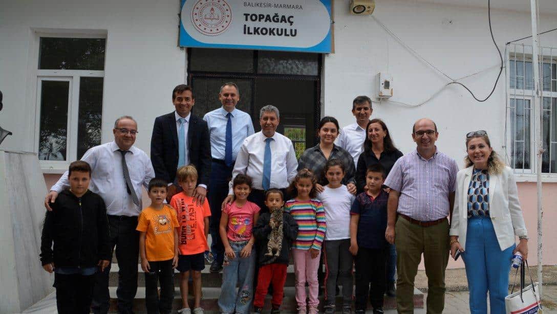 İl Müdürümüz Ali Tatlı, Marmara İlçemizde Okul ve Kurumları Ziyaret Etti