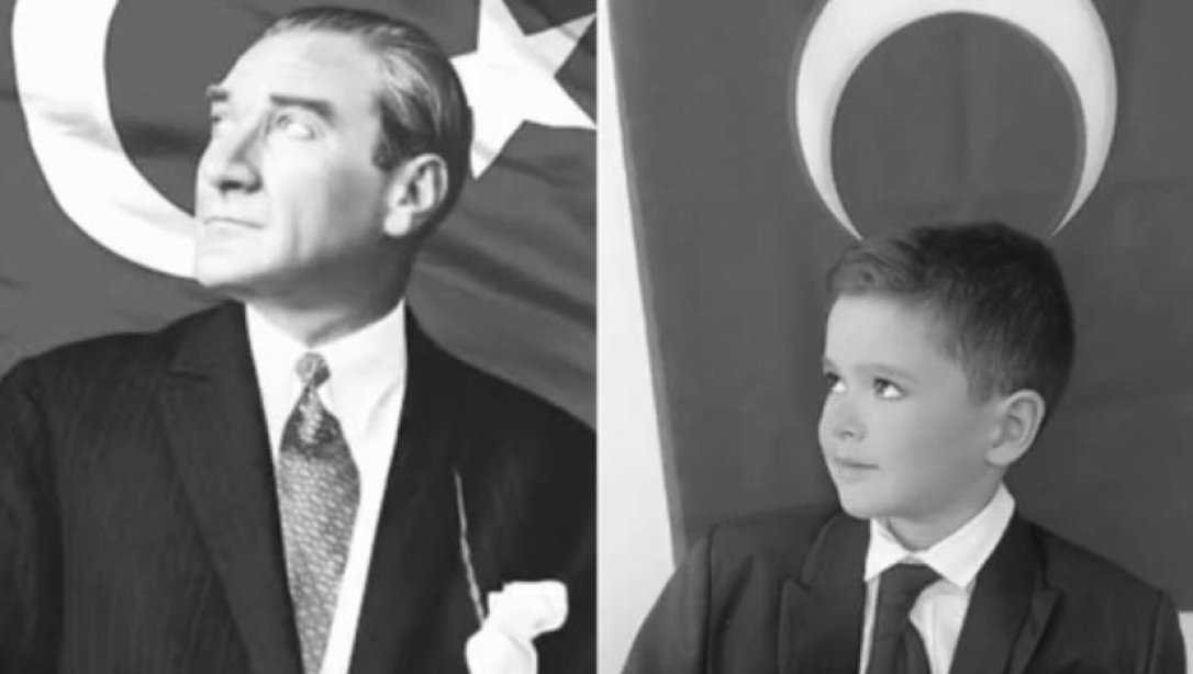 Atatürk'ün Fotoğrafları Miniklerimizle Canlanıyor
