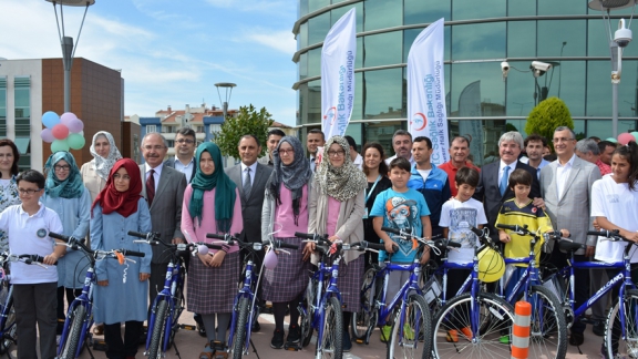 Okullarda Bisiklet Kullanımı Teşvik Ediliyor