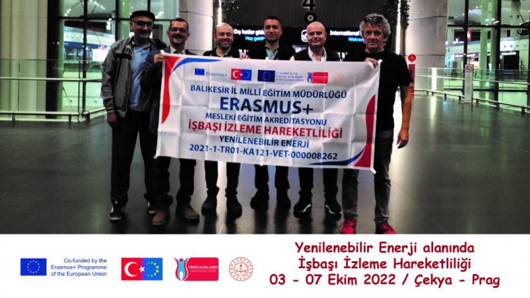 Erasmus+ Mesleki Eğitim Akreditasyonu Kapsamında Yenilenebilir Enerji Alanında İşbaşı İzleme Hareketliliği Gerçekleştirildi