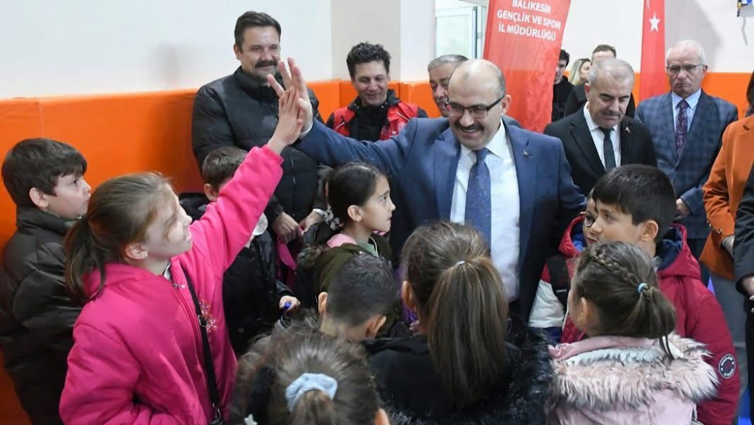 Valimiz Sayın İsmail Ustaoğlu, Türkiye Sportif Yetenek Taraması ve Spora Yönlendirme Programını Yerinde İnceledi