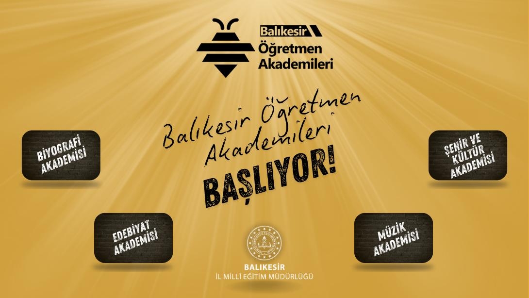 Balıkesir Öğretmen Akademileri 2. Dönem Yolculuğuna Başlıyor